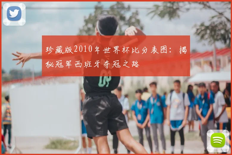 珍藏版2010年世界杯比分表图：揭秘冠军西班牙夺冠之路